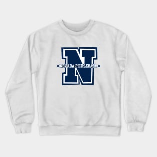 Nevada Varsity Pickleball Logo Wear Crewneck Sweatshirt